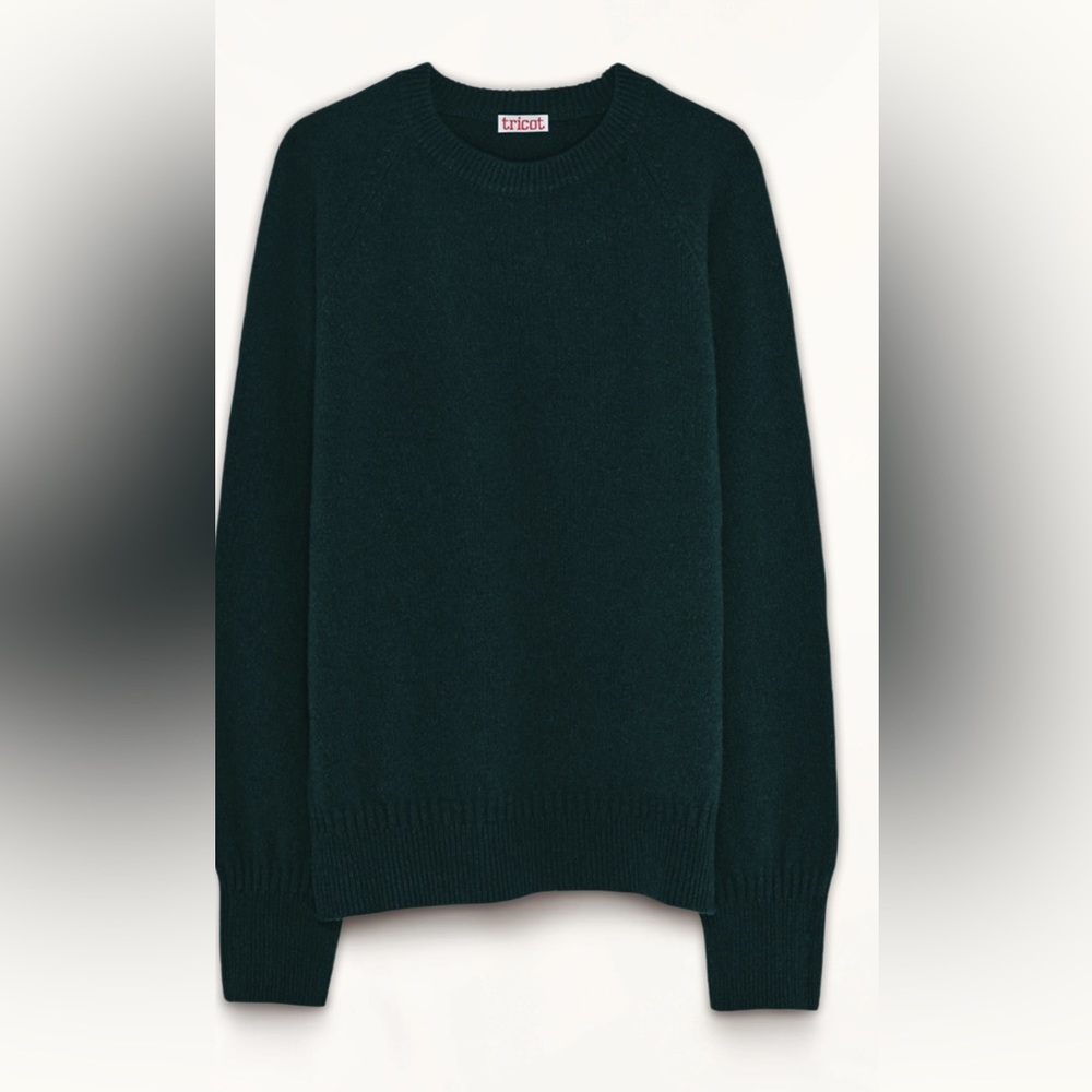 NWOT Tricot Cashmere Sweater - Dark Green, M
